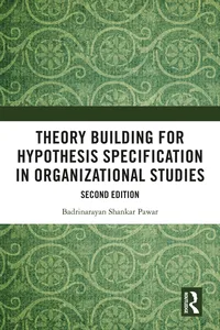 Theory Building for Hypothesis Specification in Organizational Studies_cover