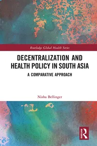 Decentralization and Health Policy in South Asia_cover