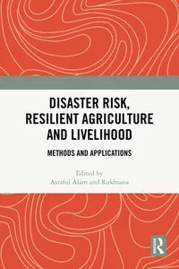 Disaster Risk, Resilient Agriculture and Livelihood_cover