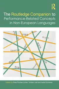 The Routledge Companion to Performance-Related Concepts in Non-European Languages_cover