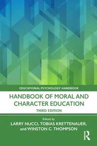 Handbook of Moral and Character Education_cover