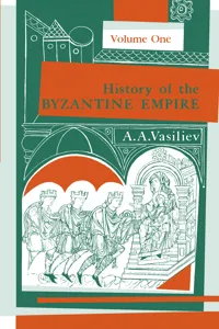 History of the Byzantine Empire, 324–1453, Volume I_cover