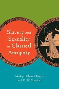 Slavery and Sexuality in Classical Antiquity_cover