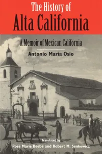 The History of Alta California_cover