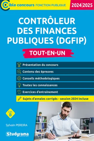 Contrôleur des finances publiques (DGFIP) - Tout-en-un - Catégorie B - Concours 2024-2025