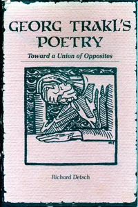 Georg Trakl's Poetry_cover