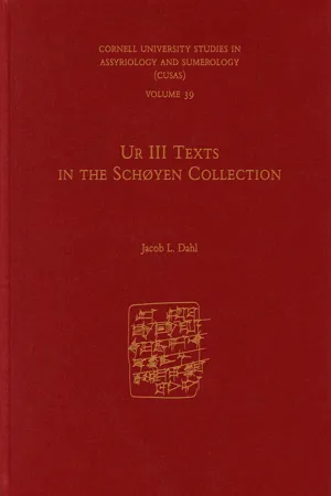 Ur III Texts in the Schøyen Collection