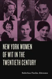 New York Women of Wit in the Twentieth Century_cover