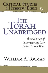 The Torah Unabridged_cover