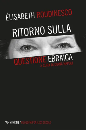 Ritorno sulla questione ebraica