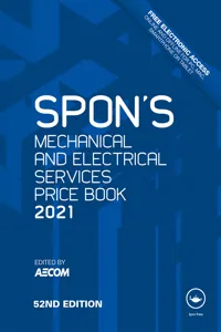 Spon's Mechanical and Electrical Services Price Book 2021_cover