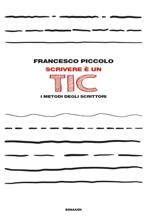 Scrivere è un tic