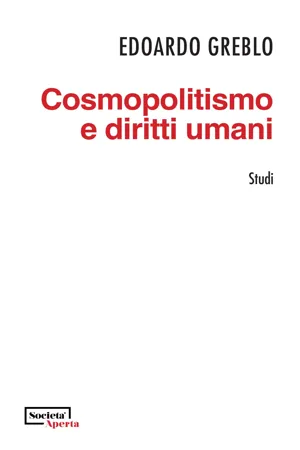 Cosmopolitismo e diritti umani