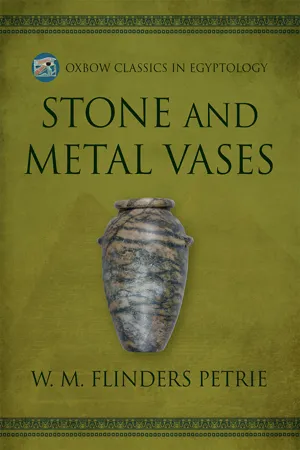 Stone and Metal Vases