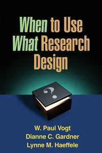 When to Use What Research Design_cover