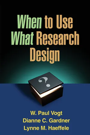 When to Use What Research Design