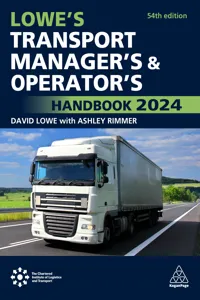 Lowe's Transport Manager's and Operator's Handbook 2024_cover