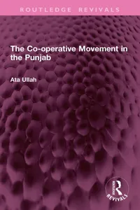The Co-operative Movement in the Punjab_cover