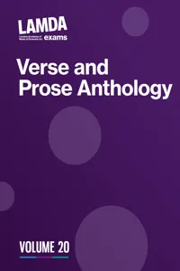LAMDA Verse and Prose Anthology: Volume 20_cover