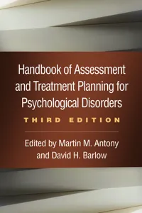 Handbook of Assessment and Treatment Planning for Psychological Disorders_cover