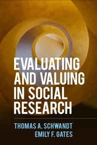 Evaluating and Valuing in Social Research_cover