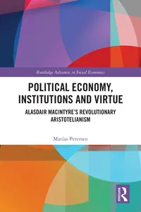 Political Economy, Institutions and Virtue_cover