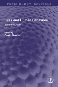 Fires and Human Behaviour_cover