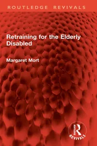 Retraining for the Elderly Disabled_cover