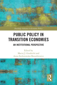 Public Policy in Transition Economies_cover