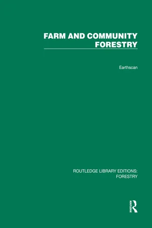 Farm and Comunity Forestry