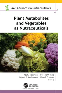 Plant Metabolites and Vegetables as Nutraceuticals_cover