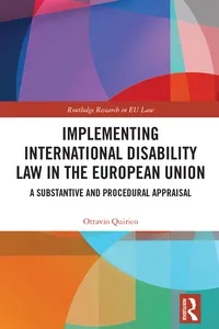 Implementing International Disability Law in the European Union_cover