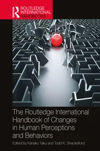 The Routledge International Handbook of Changes in Human Perceptions and Behaviors_cover