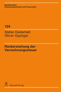 Rückerstattung der Verrechnungssteuer_cover