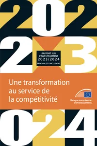 Rapport 2023-2024 de la BEI sur l'investissement – Principales conclusions_cover