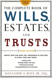 The Complete Book of Wills, Estates, and Trusts_cover