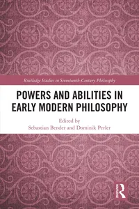 Powers and Abilities in Early Modern Philosophy_cover