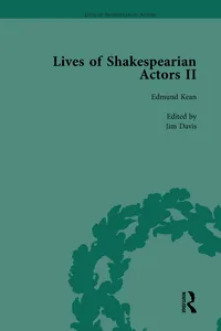 Lives of Shakespearian Actors, Part II, Volume 1_cover