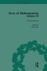 Lives of Shakespearian Actors, Part II, Volume 3_cover