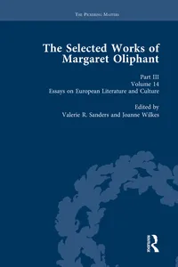 The Selected Works of Margaret Oliphant, Part III Volume 14_cover