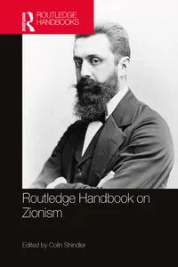 Routledge Handbook on Zionism_cover