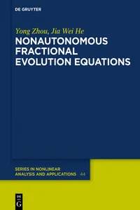 Nonautonomous Fractional Evolution Equations_cover