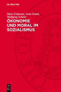 Ökonomie und Moral im Sozialismus_cover