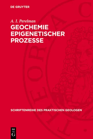 Geochemie epigenetischer Prozesse