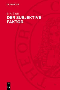 Der subjektive Faktor_cover