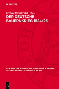 Der deutsche Bauernkrieg 1524/25_cover