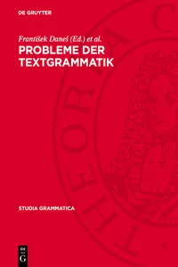 Probleme der Textgrammatik_cover