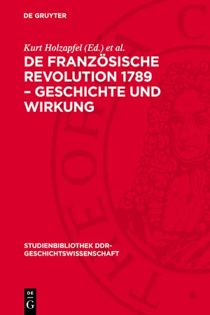 De französische Revolution 1789 – Geschichte und Wirkung