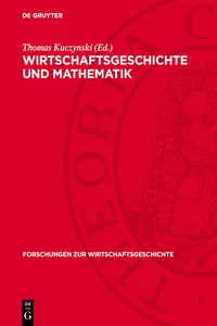 Wirtschaftsgeschichte und Mathematik_cover