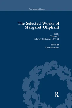 The Selected Works of Margaret Oliphant, Part I Volume 3